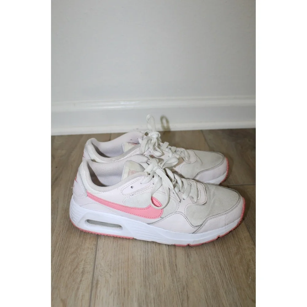 Nike Air Max‎ SC Womens White Pink Sneakers CW4554-601 Size 7.5 Running Shoes